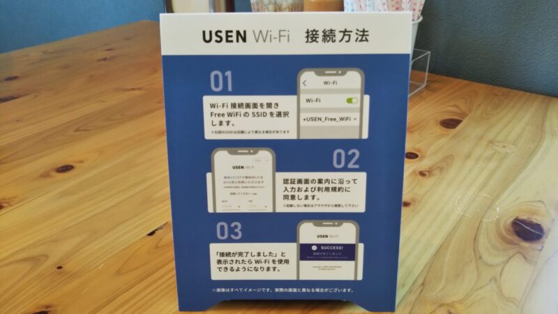 USENWi-Fiの説明